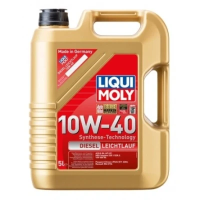 Imagen de Liqui Moly Leichtlauf Diesel 10W 40 5L Aceite de motor 1387 FIAT: Stilo Hatchback, Scudo I Furgón, HYUNDAI: H 1 / Starex MPV, NISSAN: TERRANO 2
