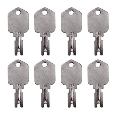 Imagen de 8 Piezas 1430166 186304 Llave de Encendido Carretilla Elevadora para Komatsu Gradall Crown Clark Yale Hyster New Holland Lb620 Carretillas Elevadoras Caterpillar 6T 2663 Daewoo