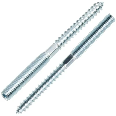 Imagen de AERZETIX C75876 Juego de 12 tornillos doble rosca M8x100mm espárrago roscado en acero