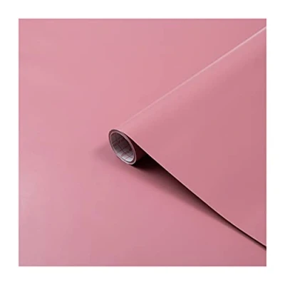 Imagen de d c fix vinilo adhesivo muebles Ash Rose unicolor mate autoadhesivo impermeable decorativo para cocina, armario, puerta, mesa papel pintado forrar rollo láminas 45 cm x 2 m