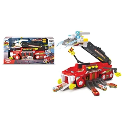 Imagen de Dickie Toys Rescue Hybrids, Camión de Bomberos Fire Tanker, 55cm, con Función Rociado Agua, Efectos Luz y Sonido, Adecuado a Partir 3 años (203799000)