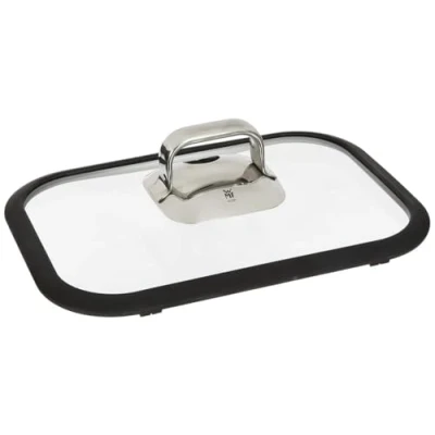 Imagen de WMF Vitalis Tapa De Cristal para Fuente Rectangular, Vidrio, plástico, Silicona, Acero Inoxidable
