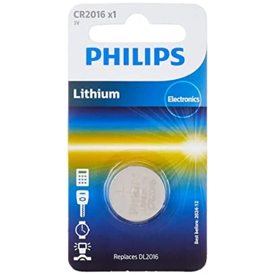 Imagen de Philips CR2016/01b Pila de botón litio (Paquete 1)