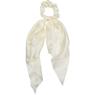 Imagen de styleBREAKER lazo para el pelo de mujer unicolor con en estilo retro, elástico, coletero, trenza, cinta 04027040, color:Crema