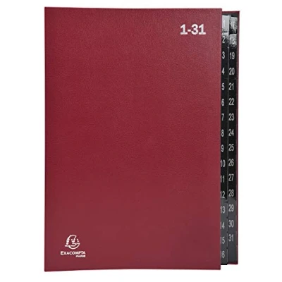 Imagen de Exacompta 57035E Clasificador Ordonator 32 compartimientos, color Rojo