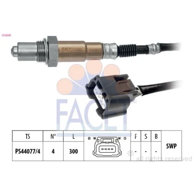 Imagen de FACET 10.8200 Sonda lambda Made in Italy OE Equivalent térmico, plana, Rosca engrasada 4 NISSAN: MICRA