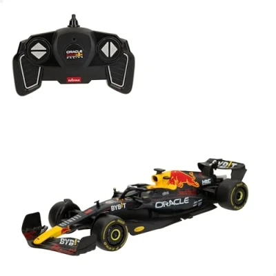 Imagen de ColorBaby 41287 Rastar Coche teledirigido F1 Oracle Red Bull Racing RB18, Licencia Oficial, Escala 1:18, Fórmula 1, Vehículo radiocontrol, Frecuencia 2.4 GHz, 6 direcciones, Juguetes teledirigidos