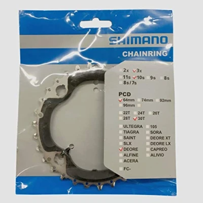 Imagen de SHIMANO 30D AN Platos para Bicicletas, Adultos Unisex, Multicolor, Talla única