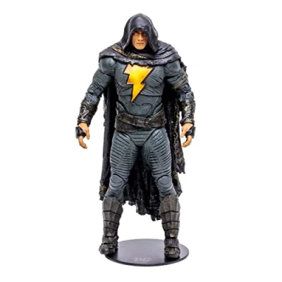Imagen de BANDAI DC Black Adam Movie, Figuras coleccionables McFarlane, Negro (Disfraz Antiguo), Multicolor, 7 Pulgadas