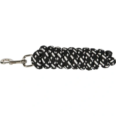 Imagen de Harry&#039;s Horse Montura de plomo cabeza cuerda, muskaton plateado, 2M One Size Negro / Blanco