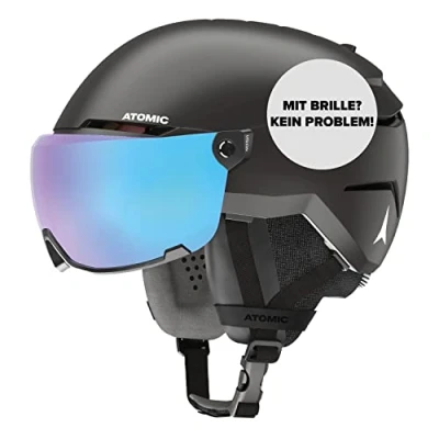 Imagen de ATOMIC SAVOR VISOR STEREO Casco, Adultos Unisex, Black (Negro), 55/59 cm