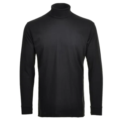 Imagen de RAGMAN camiseta primera capa de cuello alto hombre, Negro , L