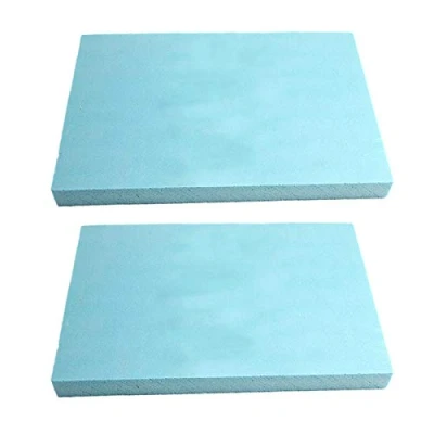 Imagen de mmasport Gomaespuma de poliuretano expandido, relleno cojines sofás, sillas, palés jardín, protección embalaje, modelismo, densidad: 30 kg/m3 (30 x 20 1 cm, 2 unidades, azul)