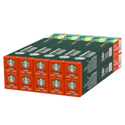 Imagen de STARBUCKS Single Origin Colombia de Nespresso, Cápsulas Café Tueste Medio 10 x (100 Cápsulas)