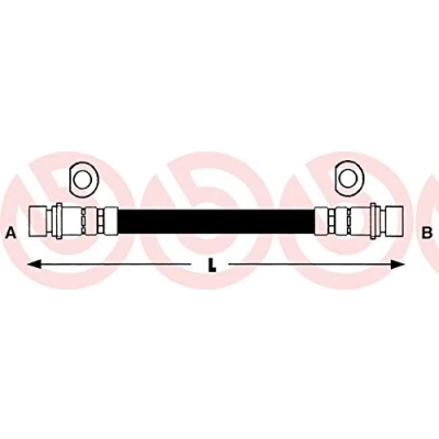 Imagen de BREMBO T 28 012 Latiguillos de Freno 285 F10X1