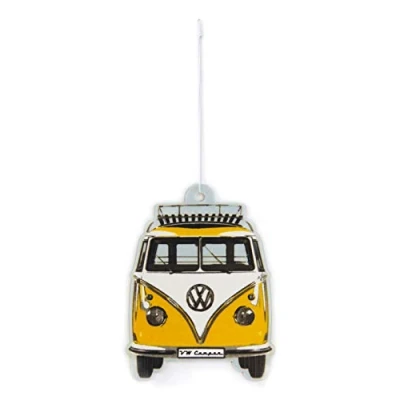Imagen de BRISA VW Collection Ambientador para automóvil Volkswagen T1 Camper Bus en formato individual (Frente del Bus/Cítricos/Amarillo)