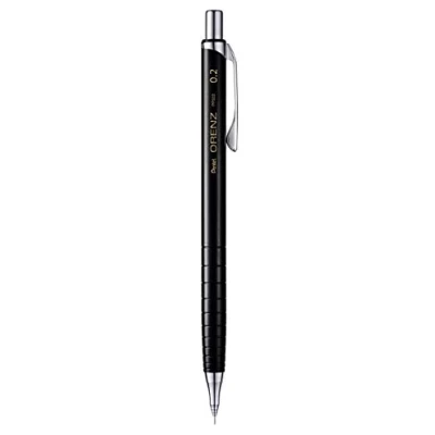 Imagen de Pentel XPP502 AX ORENZ Portaminas con guía de minas, 0,2 mm, en blíster, negro, 1 unidad (1 unidad)