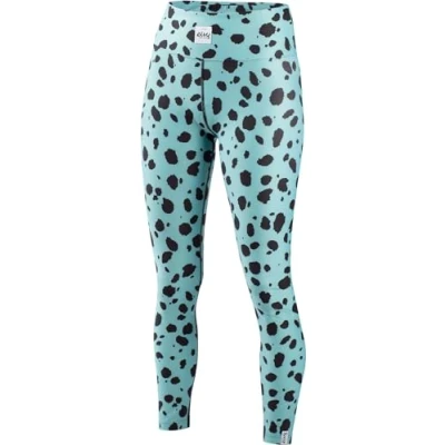Imagen de Eivy Mallas Icecold Leggings, Turquesa Cheetah, XX Large para Mujer