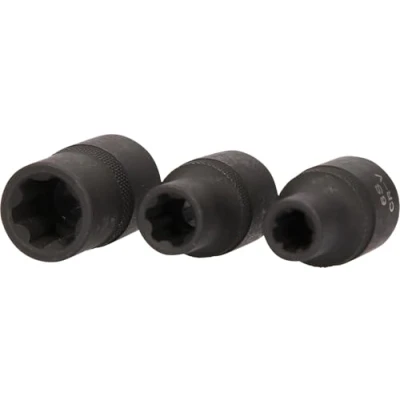 Imagen de KS Tools 911.0895 1/2&quot; Juego de Llaves vaso impacto RIBE®, 3 pzs