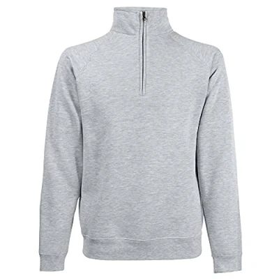 Imagen de Fruit of the Loom Ss108m Sudadera, Gris (Heather Grey), Large (Talla del Fabricante: Large) para Hombre