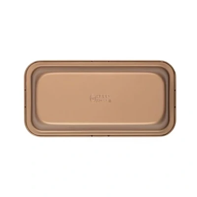 Imagen de Russell Hobbs RH02147GEU7 Molde Antiadherente Para Pan De Horno 28 cm La Gama Opulencia, Rectangular Fácil Limpieza, Hornear Pan, Bizcocho Y Pasteles, Liberar Sin Romper, Oro