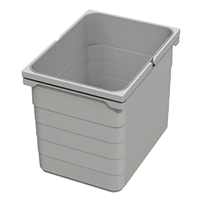 Imagen de SO TECH Ninka eins2vier Recolector de basura 15L 250 x 306 230 mm gris aluminio Artículo No. 5078.90