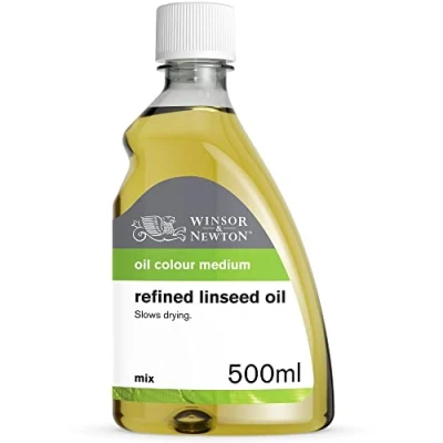 Imagen de Winsor &amp; Newton Aceite de linaza refinado (500 ml)