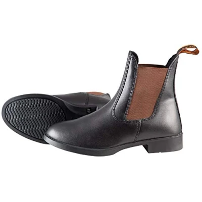 Imagen de PFIFF Jodhpur Botas de Equitación, Unisex niños, Negro (Negro/Marrón), 32 EU