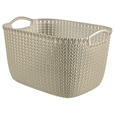 Imagen de Curver Rectangular L 19L, Blanco Oasis, 37.6x26.8x21.6 cm, 230005
