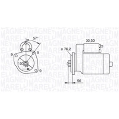Imagen de Motor de arranque MAGNETI MARELLI 063720801010
