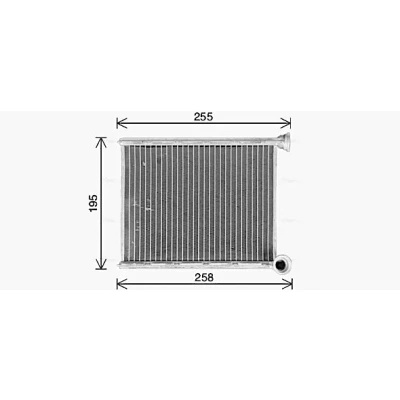 Imagen de PRASCO CN6333 Radiador de Calefaccion sin tubería CITROËN: C4 II Hatchback
