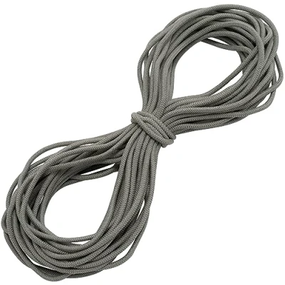 Imagen de AERZETIX C67282 Elástico decorativo redondo 10 metros diámetro 2mm color gris verde