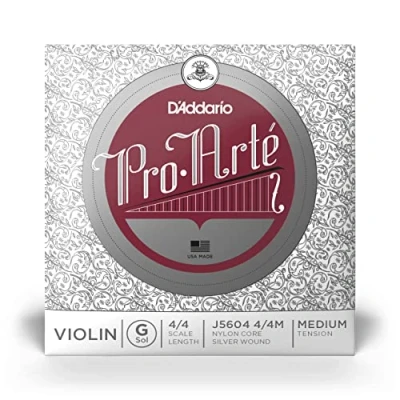Imagen de D&#039;Addario Pro Arte 4/4 Scale Medium Tension Single G String for Violin