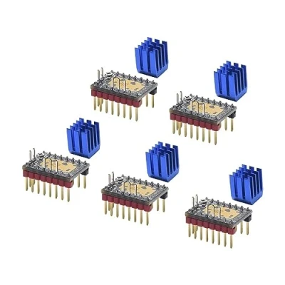 Imagen de BIGTREETECH TMC2209 V1.3 Controlador de Motor Paso A 2,8 Peak Driver 3D Printer Parts para SKR V1.4 Turbo PRO V1.1, 5 Pcs
