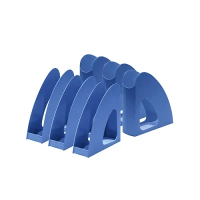 Imagen de HAN Revistero Re loop — 1 UNIDAD, diga sí a 100 Prozent reciclado, diseño moderno, para documentos A4/C4, azul, 16218 914