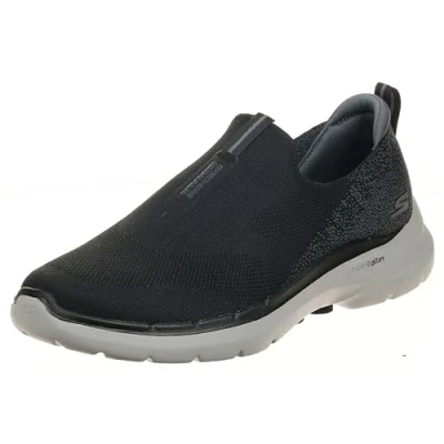 Imagen de Skechers Go Walk 6, Zapatillas Hombre, Black Textile BLK, 41 EU