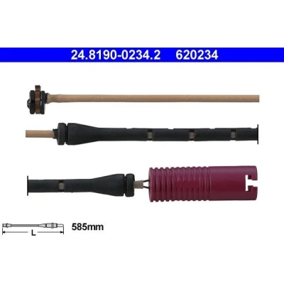 Imagen de ATE 24.8190 0234.2 Sensor de Desgaste Pastillas Frenos BMW: 7