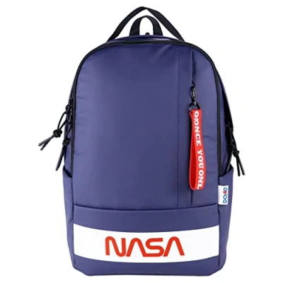 Imagen de Dohe Mochila escolar Ergonómica e Impermeable 17 Litros 7 Bolsillos Tamaño: 32x40,5x14 cm Material NASA Flag