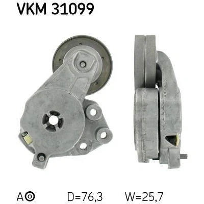 Imagen de SKF VKM 31099 Polea Tensora VOLKSWAGEN: Golf 5, 6, Plus / Crossgolf, SEAT: Ibiza 4 Sportcoupe, 4, ST, SKODA: Fabia 2 norauto,