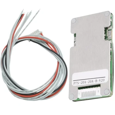 Imagen de Jadeshay Placa de Protección Li Ion Cell,7S 24V 20A BMS Batería Litio 18650 Tablero Baterías Módulo con Función Equilibrio