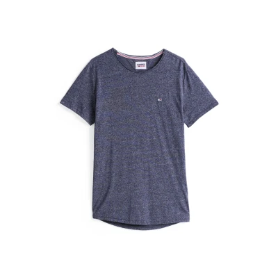Imagen de Tommy Jeans SLIM Jaspe NECK Camiseta básica, Hombre, Talla: XS, Twilight navy