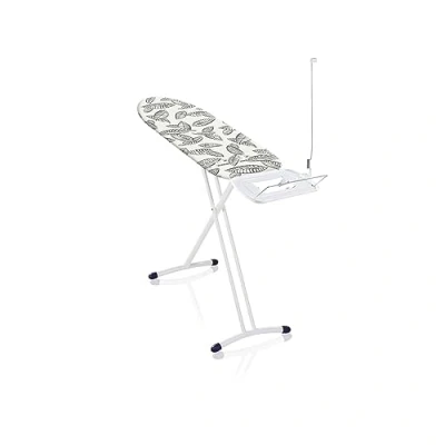 Imagen de Leifheit tabla de planchar Air Board Express L Solid para estación vapor, planchado con funda algodón, mesa ultraligera