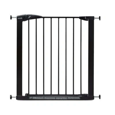 Imagen de Puerta de Escalera Munchkin, Segura para niños pequeños y bebés, Ajuste a presión bebés o Perros, Seguridad, 76 82 cm, Negro