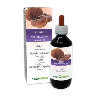 Imagen de Reishi (Ganoderma lucidum) hongo Tintura Madre sin alcohol Naturalma Extracto líquido gotas 200 ml Complemento alimenticio Vegano