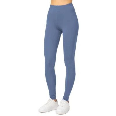 Imagen de Merry Style Leggins Largos Deportivas Mujer Mallas con Cintura Elástica Vestir Suaves Flexibles, Transpirables Ideal para todas las Estaciones MS10 143 (Jeans, XL)