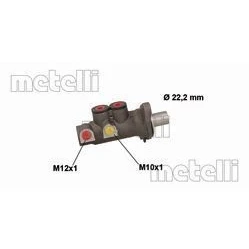 Imagen de METELLI 05 0875 Cilindro Maestro de Freno 22,20mm Aluminio PEUGEOT: 207 Hatchback