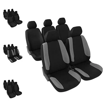 Imagen de DBS Fundas de Asientos Coche/Automóvil Delanteros/Traseros Universales Antideslizantes Lavables