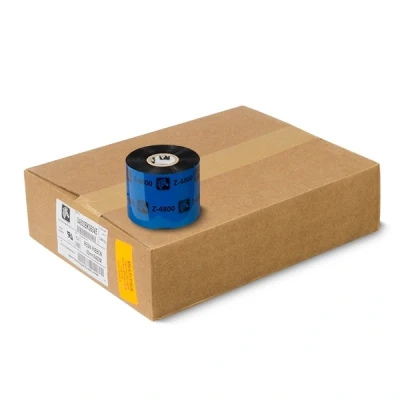 Imagen de Zebra 4800 cinta de resina (04800BK06045) 60 mm x 450 m 12 unidades (original)