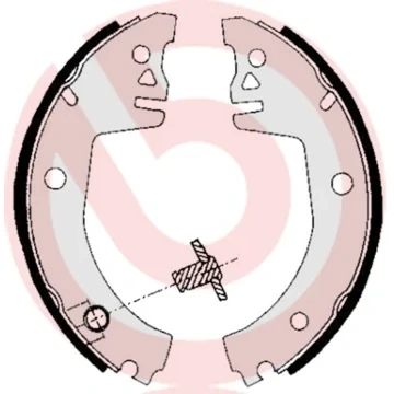 Imagen de BREMBO S 85 512 Zapatas de Freno 200 32