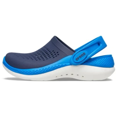 Imagen de Crocs LiteRide 360 Clog T, Obstrucción , Navy/Bright Cobalt,